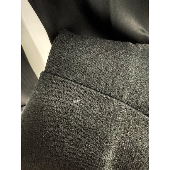 Hellessy Black Kooning satin trousers with shirttail overlay, size 4 - Picture 10 of 16